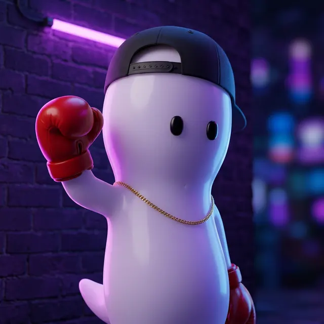 Shayyyn, mascot avatar with a backwards cap and a gold chain
